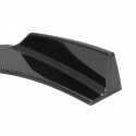 2Pcs Carbon Fiber Look Car Front Deflector Spoiler Wing Splitter Diffuser Bumper Canard Lip