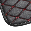 4 PCS Universal Front&Rear Car Floor PU Leather Waterproof Mat with Antiskid Pedal