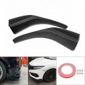 Black Polyurethane (ABS) Car SUV Front Deflector Spoiler Splitter Rear Bumper Diffuser Canard Lip Body Shovels