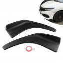 Black Polyurethane (ABS) Car SUV Front Deflector Spoiler Splitter Rear Bumper Diffuser Canard Lip Body Shovels