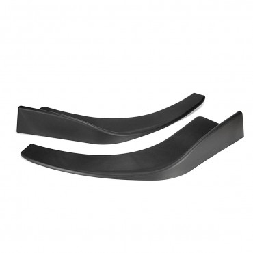 Black Polyurethane (ABS) Car SUV Front Deflector Spoiler Splitter Rear Bumper Diffuser Canard Lip Body Shovels