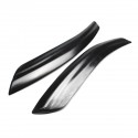 1 Pair Gloss Black / Matte Black Car Headlight Eyelids Eyebrow Brow Cover For SAAB 9-3 2000-2015