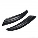 1 Pair Gloss Black / Matte Black Car Headlight Eyelids Eyebrow Brow Cover For SAAB 9-3 2000-2015
