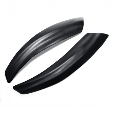 1 Pair Gloss Black / Matte Black Car Headlight Eyelids Eyebrow Brow Cover For SAAB 9-3 2000-2015