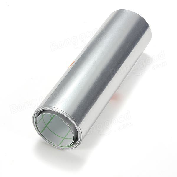 15 x 152cm Auto Sticker Silver Chrome Wrapping Vinyl 5.9inchx60inch