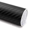 152x60cm 4D Carbon Fiber Vinyl Wrap Sheet Sticker Decoration Film Black for Car Motor Forniture 3C