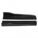 2 Pcs 58cm Universal Fit Black Car Side Skirt Rocker Splitters Winglet Wings Bumper Lip Protector