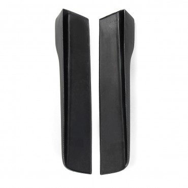 2 Pcs 58cm Universal Fit Black Car Side Skirt Rocker Splitters Winglet Wings Bumper Lip Protector