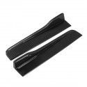 2 Pcs 58cm Universal Fit Black Car Side Skirt Rocker Splitters Winglet Wings Bumper Lip Protector