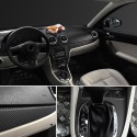 30X127cm 3D Carbon Fiber Vinyl Film Wrap Car Sticker Sheet DIY Waterproof Decal