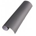 30x152cm 3D Carbon Fiber Vinyl Wrap Film Car Vehicle Sticker Sheet Roll