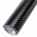 3D Carbon Fiber Vinyl Car Wrap Sheet Roll Film Sticker Decal DIY 100inchx12inch Black