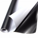 3D Carbon Fiber Vinyl Car Wrap Sheet Roll Film Sticker Decal DIY 100inchx12inch Black