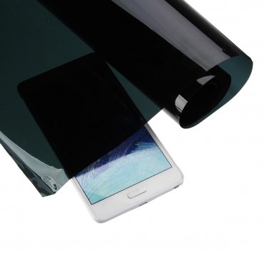50cmx2m 5% VLT Black Car Glass Window Tint Shade Film Roll for Home Office Boat