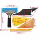 5pcs Car Window Tinting & Wrapping Installation Tools Kit Set Contour Squeegee