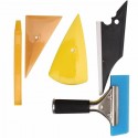5pcs Car Window Tinting & Wrapping Installation Tools Kit Set Contour Squeegee