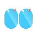 Car Rearview Mirror Protective Film Rainproof Anti Fog Anti-glare Window Clear Protector 2Pcs