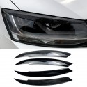 Car Headlight Eyelid Eyebrow Trim Cover For VW Jetta MK6 Sagitar NCS 2010-2018