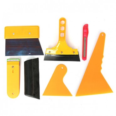 Car Window Tint 7 PCS Tools Kit Fitting For Film Tinting Scraper Application