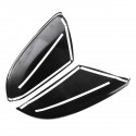 Carbon Fiber Style Rear View Side Car Mirror Trim Cover Caps For Honda Civic 16-2018