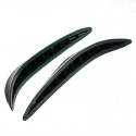 Pair PVC Bumper Strips Anti-Collision Strip For Front Rear Car