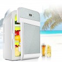 20L Single Dual-core Car Mini Fridge Travel Cool & Warmer Home Refrigerator 220V/12V