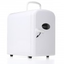 45W 4L White Red Milk Cow Mini Portable Cooler Warmer Car Refrigerator