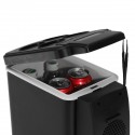 6L 12V 37W Cooling Heat Temperature 5° To 65° Mini Hot And Cold Black Car Refrigerator