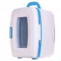 Car Home Dual Use Mini Fridge Travel Refrigerator Cooler Freezer Camping 10L