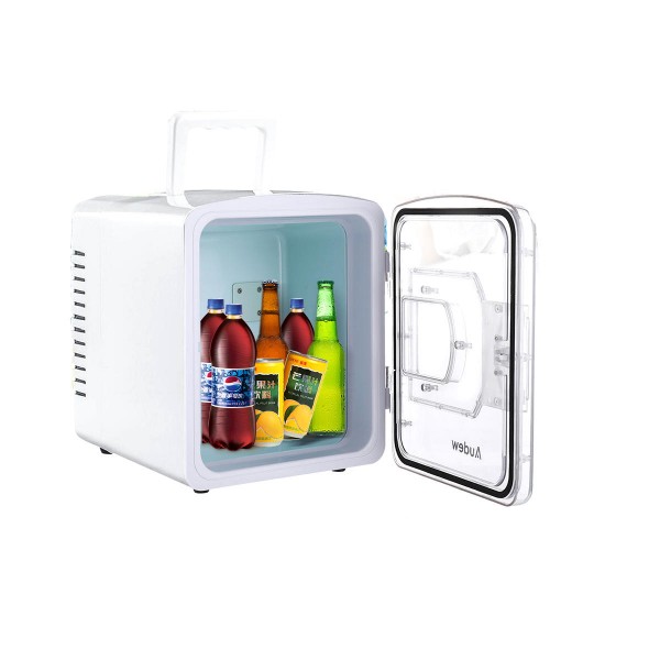 Portable Compact Personal Fridge Cools Heats Car Refrigerator