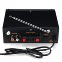 300W 12V/ 220V HIFI Amplifier Audio Stereo Power FM Radio USB/TF 2CH Car Home