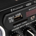 339BT 220V 500W Car Digital LED Display Panel bluetooth Home Karaoke Amplifier Wireless FM Audio