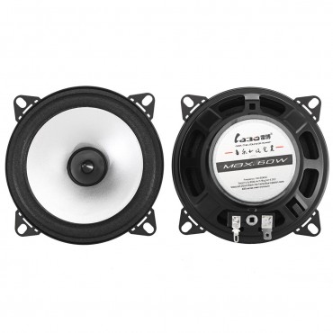 4 Inch 60W 88dB Car Audio Coaxial Speakers Systems Stereo Loudspeaker Subwoofer