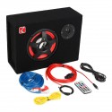 6 Inch 350W 4° Under-Seat Car Subwoofer Speaker Stereo Audio Bass Powerful Amplifier