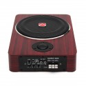 600W 8 Inch Wooden Ultra-thin Car Stereo Subwoofer Car Audio Car Speaker