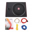8 Inch 600W Car Subwoofer Speaker Active Under Seat Slim Sub Woofer AMP Super Bass