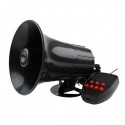 JC-1080 12V Car Motorcycle Seven-tone Loudspeaker