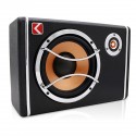 K-CP6 6 Inch 400W 12V Car Home Active Subwoofer Under Seat Sub Audio Speaker Music System Sound