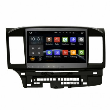 10.2 Inch 2Din for Android 6.0 Car Stereo Radio MP5 Player IPS Quad Core 1+16G GPS Touch Screen Wifi Micro For Mitsubishi Lancer