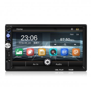 2 DIN 7 Inch HD Car MP4 MP5 Player FM Car Stereo Radio Touch Screen USB AUX bluetooth In Dash Multimedia