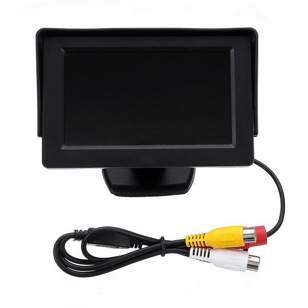 2.4G Wireless Car Rear View Camera+4.3 Inch Monitor for 12-24V Truck Trailer