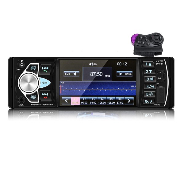 4022D 4.1 Inch 1Din Wince Car Radio Stereo Auto MP5 MP3 Player HD Screen bluetooth FM AUX TF Support Back-up Image