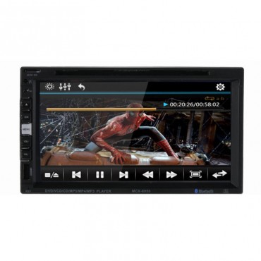6.9 inch Touch Screen 2 DIN Car DVD Player Car Multimadia Player with bluetooth Function