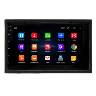 7 Inch 1DIN for Android 8.1 Car Stereo Radio Quad Core 2+32G WIFI GPS AM Movable Touch Screen Support DVR Rear Carema