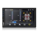7009 7 Inch Car Stereo MP5 Player FM Radio bluetooth USB SD Card AUX In Capacitive Touch Screen Support DVR Rear Camera