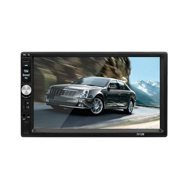 7012B 7 Inch 2 DIN Car MP5 Multimedia Player Touch Screen bluetooth FM Radio USB AUX Phone Mirror Link with Rear View Camera