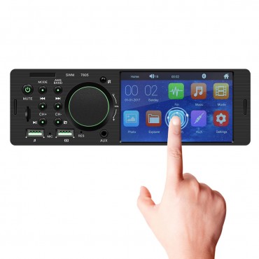 7805 4.1 Inch WINCE Car MP5 Player 1DIN Touch Screen Audio Video TF Card bluetooth FM Radio Support Carema