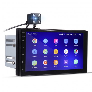 7Inch 2Din for Android 8.1 Car Stereo Radio 1+16G IPS 2.5D Touch Screen MP5 Multimedia Player GPS WIFI DSP FM