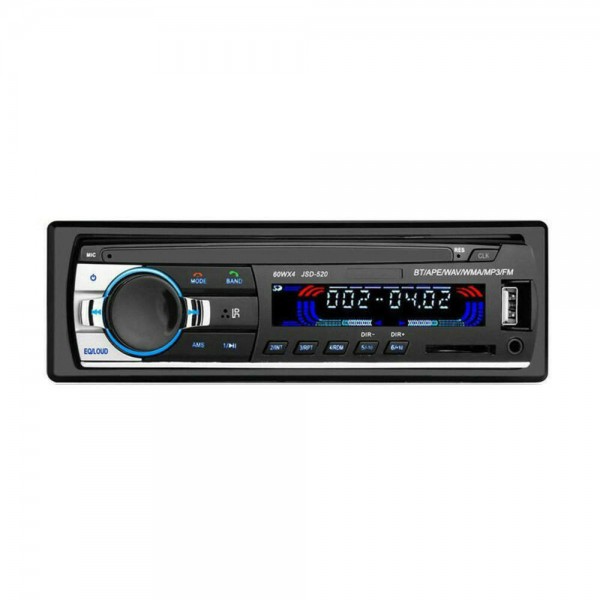 JSD520 Autoradio Car Radio 1 Din 12V Car MP3 Player bluetooth Stereo AUX-IN FM USB with Remote Control