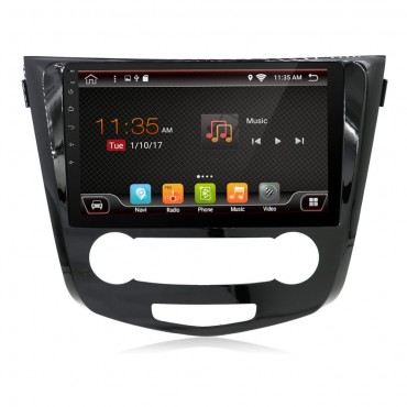 PX6 6 Core 10.1 Inch for Android 9.0 Car Radio 1Din 4+64G IPS MP5 Player GPS Navi 4G WIFI for Nissan X-Trail Qashqai